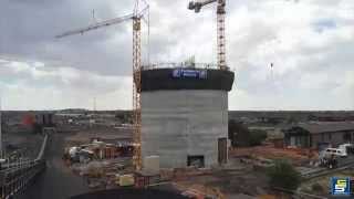 Time lapse Concrete slipform Silo [upl. by Stephannie113]