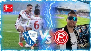 RELEGATION😱💥 Bochum vs Düsseldorf ⚽️  Stadionvlog 🏟️ [upl. by Nilyac]