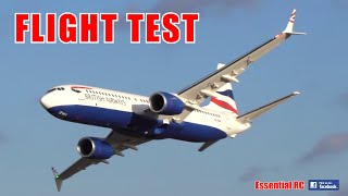 BRITISH AIRWAYS Freewing AL37 RC twin 70mm EDF jet AIRLINER MotionRC ESSENTIAL RC FLIGHT TEST [upl. by Leima]