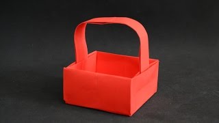 How to make an Origami Basket [upl. by Shum]