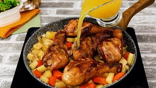 Best chicken thigh recipe  I learned this trick in a restaurant [upl. by Karli]