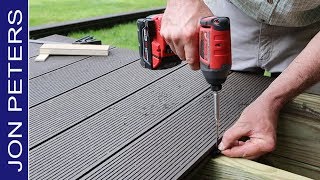 5 Quick Tips for Installing Composite Decking by Jon Peters [upl. by Boothman577]