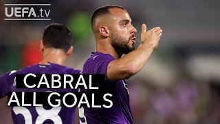 FIORENTINA v WEST HAM  Arthur CABRAL All UECL GOALS [upl. by Rammaj]