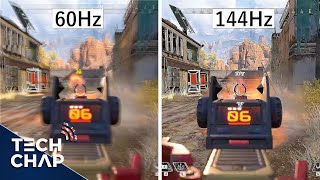 60hz vs 144hz vs 240hz  The TRUTH about High Refresh Monitors  The Tech Chap [upl. by Anstice]