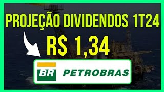 PETR4  PETROBRAS MAIS DIVIDENDOS CHEGANDO PRÉVIA 1T2024 dividendos petr4 investir [upl. by Arob]