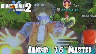 Dragon Ball Xenoverse 2 ANDROID 16 Instructor TrainingSkills HELL FLASH [upl. by Susejedairam]