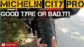 Review  Michelin City Pro Tyre  Is It Best Tyre For Tvs Apache RTR 180 [upl. by Allare393]