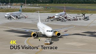 4K Düsseldorf Airport  Visitors Terrace Spotting [upl. by Ulrikaumeko424]