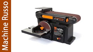 WEN 6502T Belt and Disc Sander with Cast Iron Base Review [upl. by Leonsis]