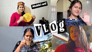 aaj maine maaki roti banayi new vlogvlog [upl. by Anecusa]