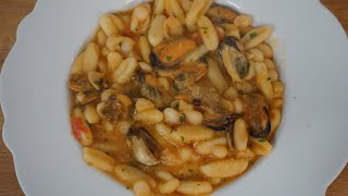 CAVATELLI FAGIOLI E COZZE – la ricetta tipica barese cucinata dalla nonna [upl. by Gussy]