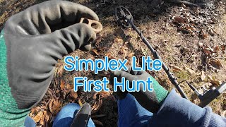 Nokta Simplex Lite 1ST Hunt [upl. by Close]