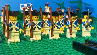 Lego Pirates Fort Siege Battle Stop Motion [upl. by Rocker]