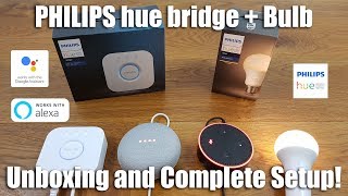 Philips HUE Unboxing and Complete Setup for Beginners [upl. by Innek]