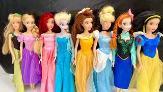 Elsa Doll Dress Transformation  DIY Miniature Ideas for Barbie Wig Dress Faceup and More [upl. by Naitsirc]