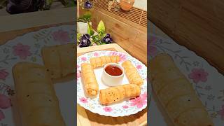 Samosa roll  recipe food  yummy  short  video [upl. by Ekram387]