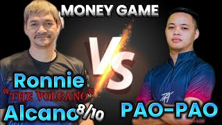 PAOPAO 🆚 RONNIE THE quotVOLCANOquot ALCANO 810 PARTIDA 🎱 10 BALLS 🎱 RACE 18🔥 [upl. by Aiet]