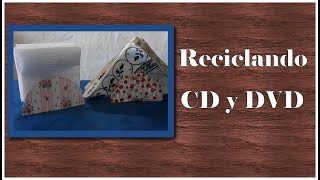 Como hacer SERVILLETEROS CON CD o DVD 💡 IDEAS PARA RECICLAR CD DVD ♻️♻️ [upl. by Billen]