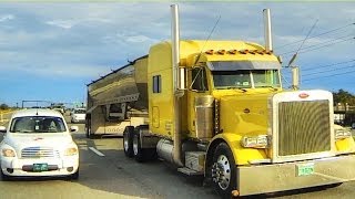 Alberts Transport  Rolling CB Interview™ 2003 Peterbilt Frameless Dump Trailer [upl. by Mode212]