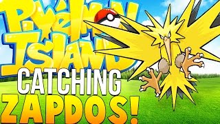 CATCHING ZAPDOS  Minecraft Pixelmon Island  Pokemon Mod  JeromeASF [upl. by Mag]