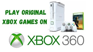 How to Play Original Xbox Games on Xbox 360  how to play original xbox games on xbox 360 [upl. by Lainey841]