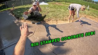 This Stamped Concrete turned out Awesome [upl. by Gotcher803]