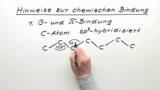 Hinweise zur chemischen Bindung  Chemie  Organische Chemie [upl. by Petit]