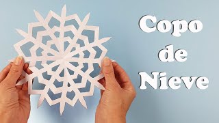 Cómo Hacer un Copo de Nieve de Papel  Manualidades Fáciles para Navidad 2024 🎄 [upl. by Zina464]