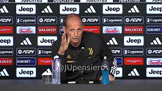 Conferenza stampa ALLEGRI pre SassuoloJuve quotTroppa euforia Magnanelli Berardi Chiesa Vlahovicquot [upl. by Laehplar]