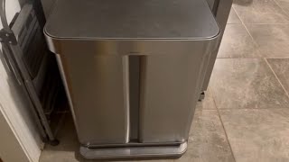 simplehuman 58 Liter153 Gallon Step Can Liner Pocket Quick Review [upl. by Jezebel]