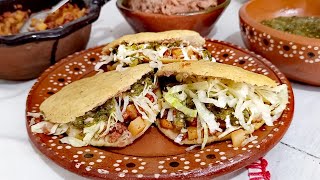 Gorditas Fritas quotInfladitas de Maizquot Receta Mexicana😋🇲🇽 Cris en la Cocina [upl. by Assenal537]