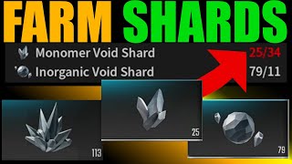 How to Farm quotmonomer void shardsquot quotinorganic void shardsquot quotpolymer void shardsquot The first Descendant [upl. by Aerbma]