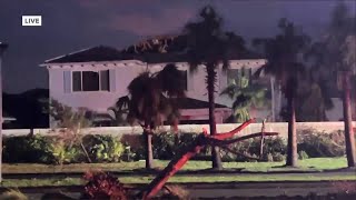 Palm Beach Gardens neighborhood suffers extensive tornado damage [upl. by Aniryt]