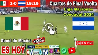 México vs Honduras en vivo donde ver a que hora juega México vs Honduras Concacaf 2024 [upl. by Winterbottom]