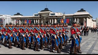 ЦЭРГИЙН ПАРАД НААДАМ 2024 MONGOLIAN ARMY PARADE MONGOL NAADAM 2024 [upl. by Ecnedac209]