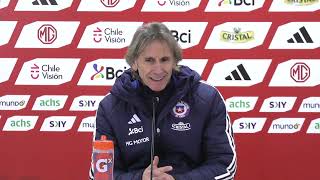 Ricardo Gareca conferencia de prensa Chile 30 Paraguay junio 2024 [upl. by Obara]