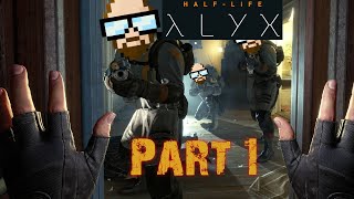 VR Sunday  Half Life Alyx Part 1  Redshirts [upl. by Doowron289]