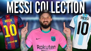 My Entire Messi Football Shirt Collection [upl. by Nerraw833]