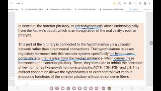 Hypothalamic regulation of hormonal function [upl. by Raman]