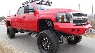 2007 Chevy Silverado 2500 Diesel LTZ Crew Custom Lifted Truck [upl. by Nyliak]