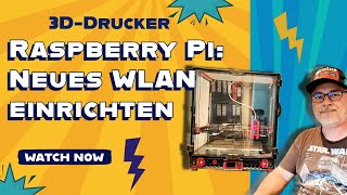 Klipper LinuxRaspberrry OS WLAN für den 3DDrucker ändern [upl. by Ellehcan896]