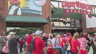 Lancaster Barnstormers are back for their home opener [upl. by Llesig]