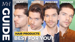 Clay Pomade Paste or Powder  Hair Product Guide  Ep 6 [upl. by Ahsekan7]