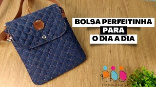 Bolsa Perfeitinha  Como fazer uma bolsa prática para o dia a dia DIY [upl. by Waxman]