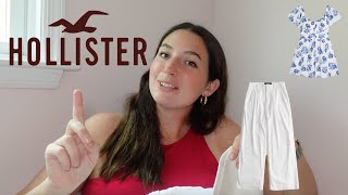 Realistic HOLLISTER TryOn Haul on MidSize Body [upl. by Ronnoc]