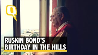 The Quint Visits Writer Ruskin Bond at His Home in the Hills [upl. by Htrahddis]