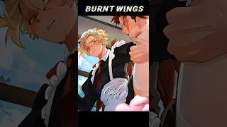 Burnt Wings🍗😂anime mha bnha myheroacademia hawks endeavor fyp ship memes edit shorts [upl. by Alracal277]