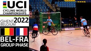 Cycleball World Championchip 2022 Belgium  France  Radball WM Belgien  Frankreich [upl. by Doownel405]