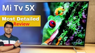 Mi tv 5X most detailed review 🔥 Picture amp Sound Quality  Comparison  Buy or Not [upl. by Barna756]