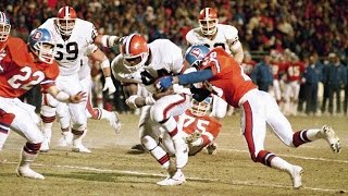 The Fumble 1987 AFC Championship Browns vs Broncos highlights [upl. by Neiviv]